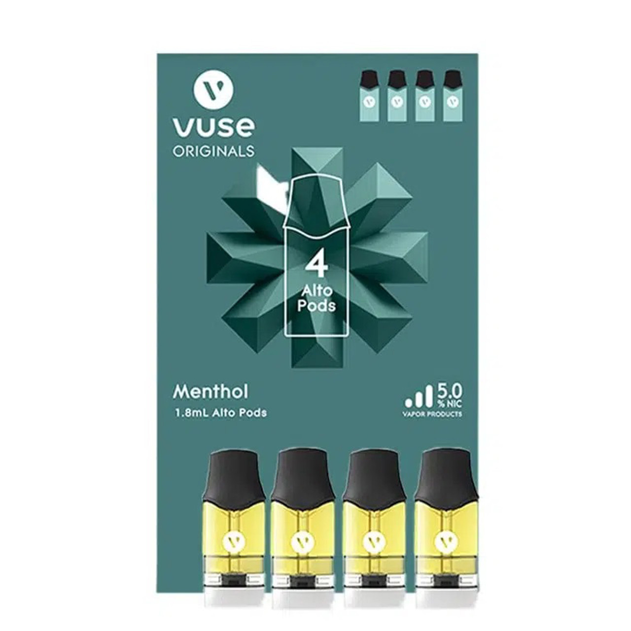 Vuse Alto Pods - 4 Pod - Pack - 5.0% - VaporBlade