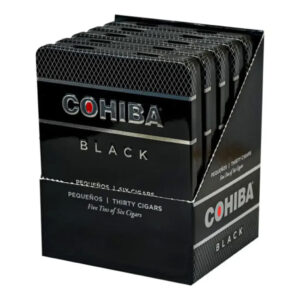 COHIBA PEQUENO - 5 TINS (30) (Black)
