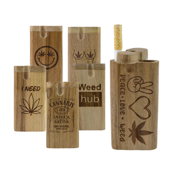 Laser Engraved Wood Dugouts