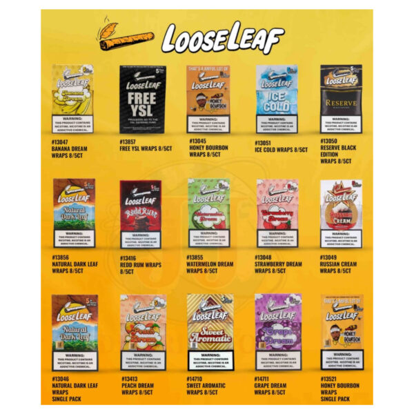 Loose Leaf - All Natural Leaf Wraps 5pks