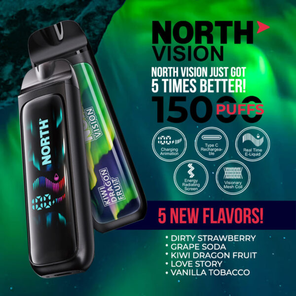North - Vision 15K Disposable Vape
