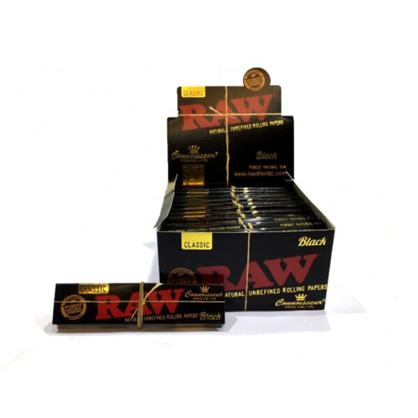 Raw Rolling Papers & Tips King Size Connoisseur - Image 2