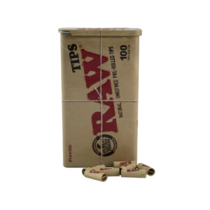 Raw Classic Pre-Rolled Tips 100pk Tin