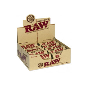 Raw Classic Natural Unbleached Hemp Wick- 20ft
