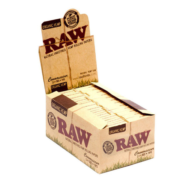 Raw Rolling Papers & Tips 1 1/4 Connoisseur - Image 3