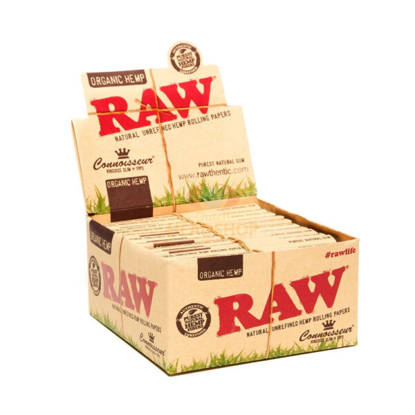 Raw Rolling Papers & Tips King Size Connoisseur - Image 3