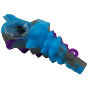 4.75" Silicone Assorted Seashell Necklace Spoon Hand Pipe