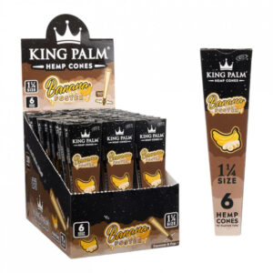 King Palm Hemp Cones 1 1/4 - 6 pk (w/flavor tips)