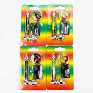 Metal Hitter Hand Pipe & Grinder Set