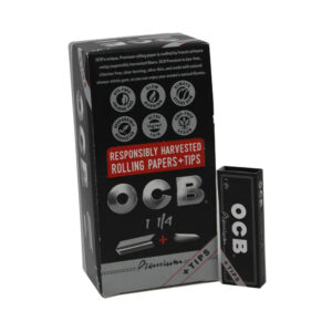 OCB - Premium 1 1/4 papers & Tips Black