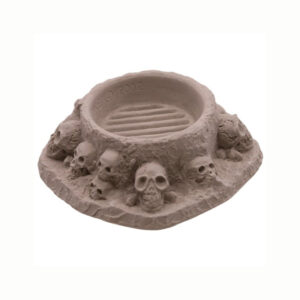 Wild Berry - Cement Round Skull