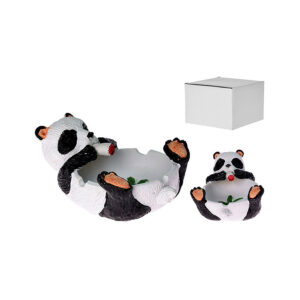 3" Resin Lazy Panda Ash Tray