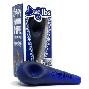 Snoop Dogg - Dogg Lbs - 4" Frosted Tear Drop Spoon Hand Pipe - Blue