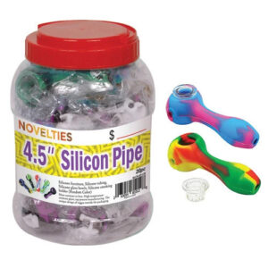 4.5" Silicone Assorted Spoon Hand Pipe